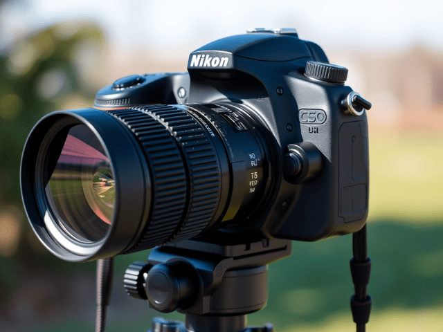 AI of Nikon on tripod